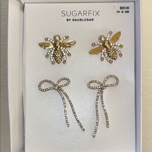 Sugarfix by BaubleBar Gold and Silver Earrings Set